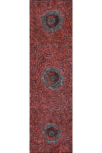 Aboriginal Art by Grace Napangardi Butcher, Pikilyi Jukurrpa (Vaughan Springs Dreaming), 107x30cm - ART ARK®