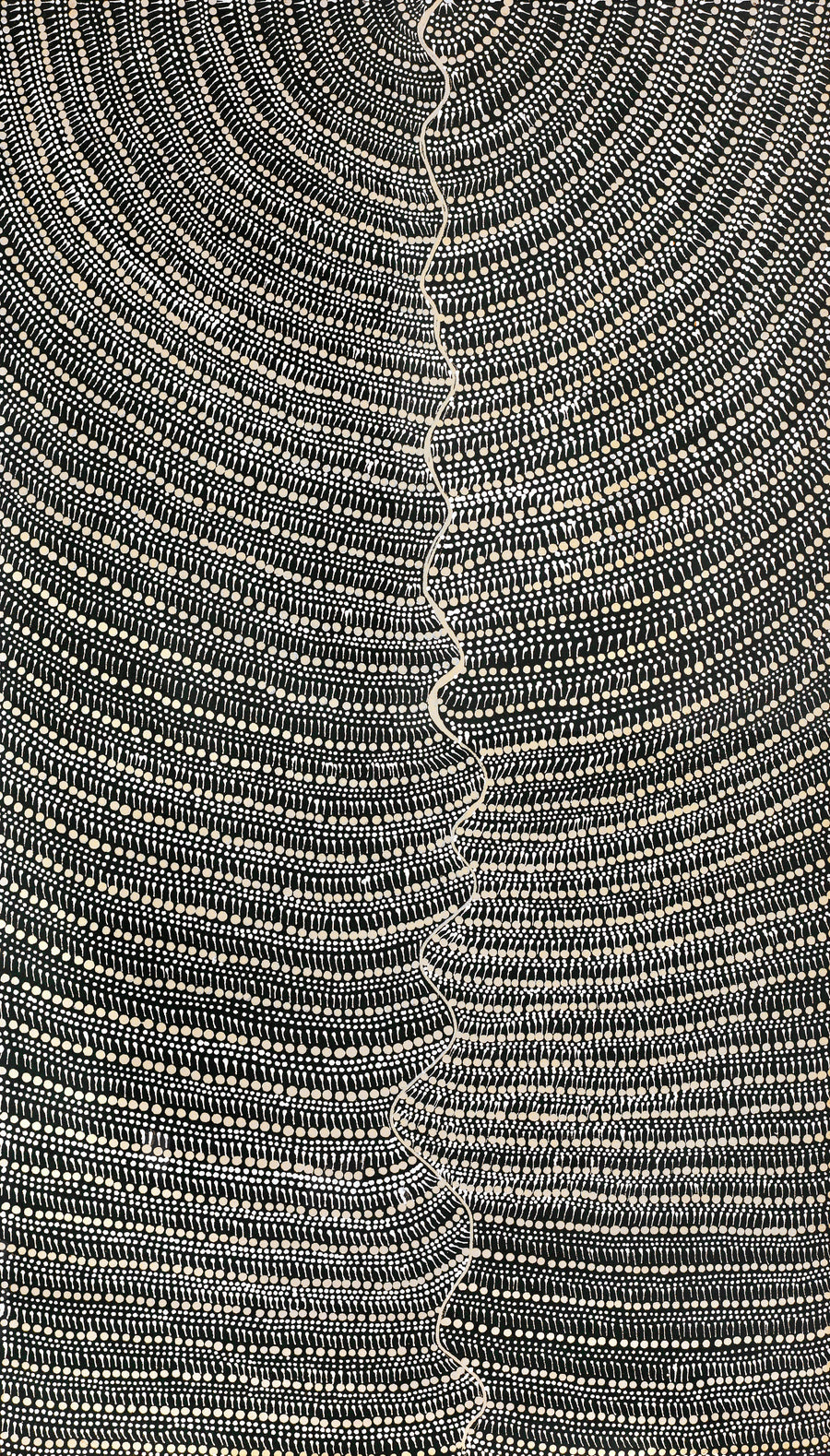 Aboriginal Artwork by Grace Napangardi Butcher, Pikilyi Jukurrpa (Vaughan Springs Dreaming), 107x61cm