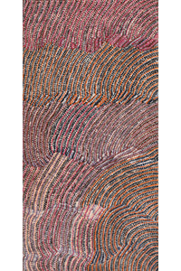 Aboriginal Artwork by Grace Napangardi Butcher, Pikilyi Jukurrpa (Vaughan Springs Dreaming), 122x61cm
