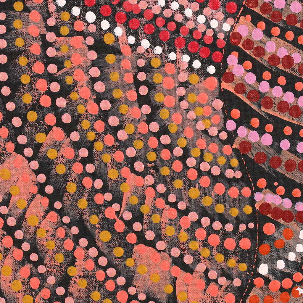 Aboriginal Artwork by Grace Napangardi Butcher, Pikilyi Jukurrpa (Vaughan Springs Dreaming), 152x61cm