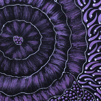 Aboriginal Artwork by Grace Napangardi Butcher, Pikilyi Jukurrpa (Vaughan Springs Dreaming), 30x30cm
