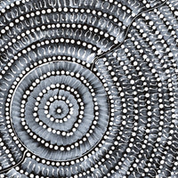 Aboriginal Artwork by Grace Napangardi Butcher, Pikilyi Jukurrpa (Vaughan Springs Dreaming), 40x40cm