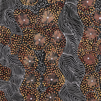 Aboriginal Artwork by Grace Napangardi Butcher, Pikilyi Jukurrpa (Vaughan Springs Dreaming), 50x40cm