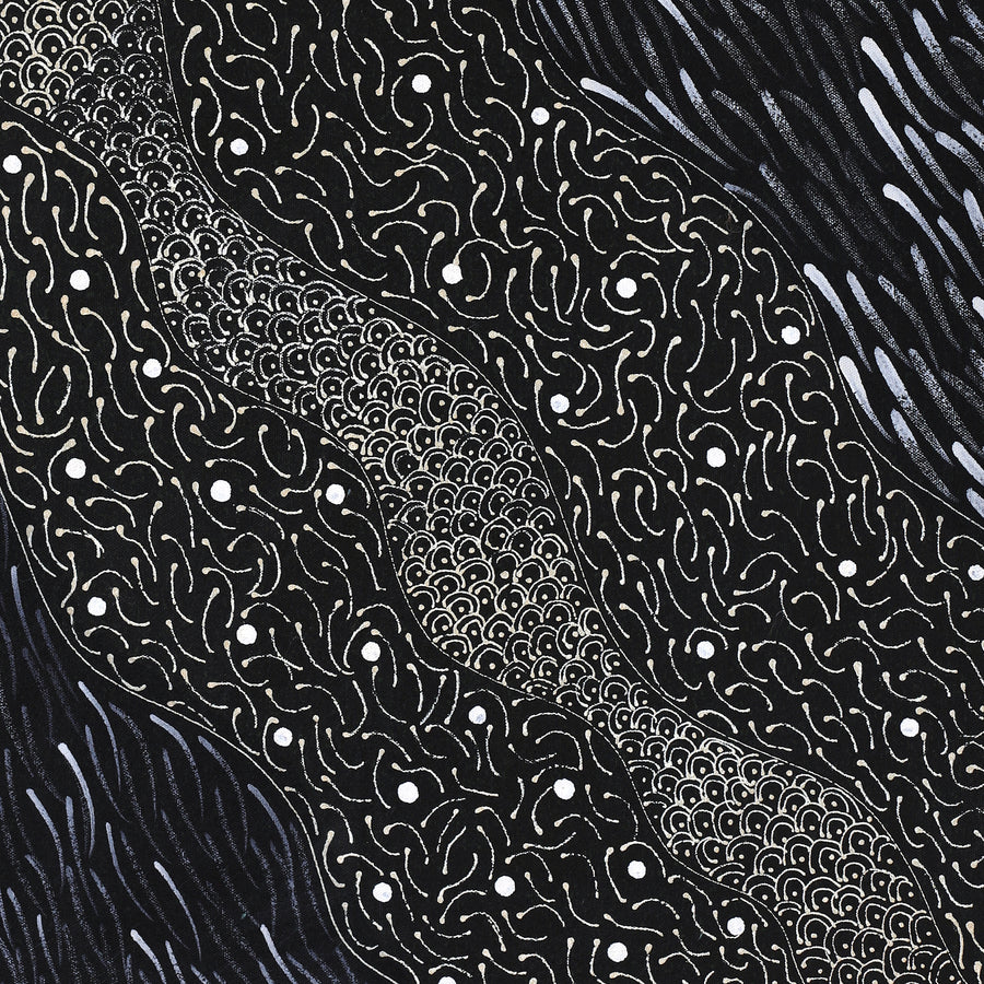 Aboriginal Artwork by Grace Napangardi Butcher, Pikilyi Jukurrpa (Vaughan Springs Dreaming), 61x46cm