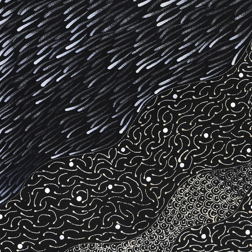 Aboriginal Artwork by Grace Napangardi Butcher, Pikilyi Jukurrpa (Vaughan Springs Dreaming), 61x46cm