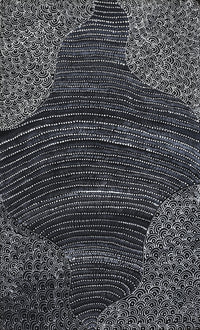 Aboriginal Artwork by Grace Napangardi Butcher, Pikilyi Jukurrpa (Vaughan Springs Dreaming), 76x46cm
