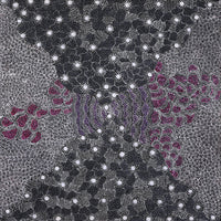 Aboriginal Artwork by Grace Napangardi Butcher, Pikilyi Jukurrpa (Vaughan Springs Dreaming), 76x76cm