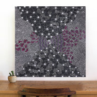 Aboriginal Artwork by Grace Napangardi Butcher, Pikilyi Jukurrpa (Vaughan Springs Dreaming), 76x76cm