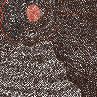 Aboriginal Artwork by Grace Napangardi Butcher, Pikilyi Jukurrpa (Vaughan Springs Dreaming), 91x61cm