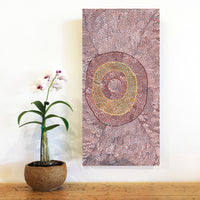 Aboriginal Artwork by Grace Napangardi Butcher, Pikilyi Jukurrpa (Vaughan Springs Dreaming), 61x30cm