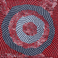 Aboriginal Artwork by Grace Napangardi Butcher, Pikilyi Jukurrpa (Vaughan Springs Dreaming), 91x30cm