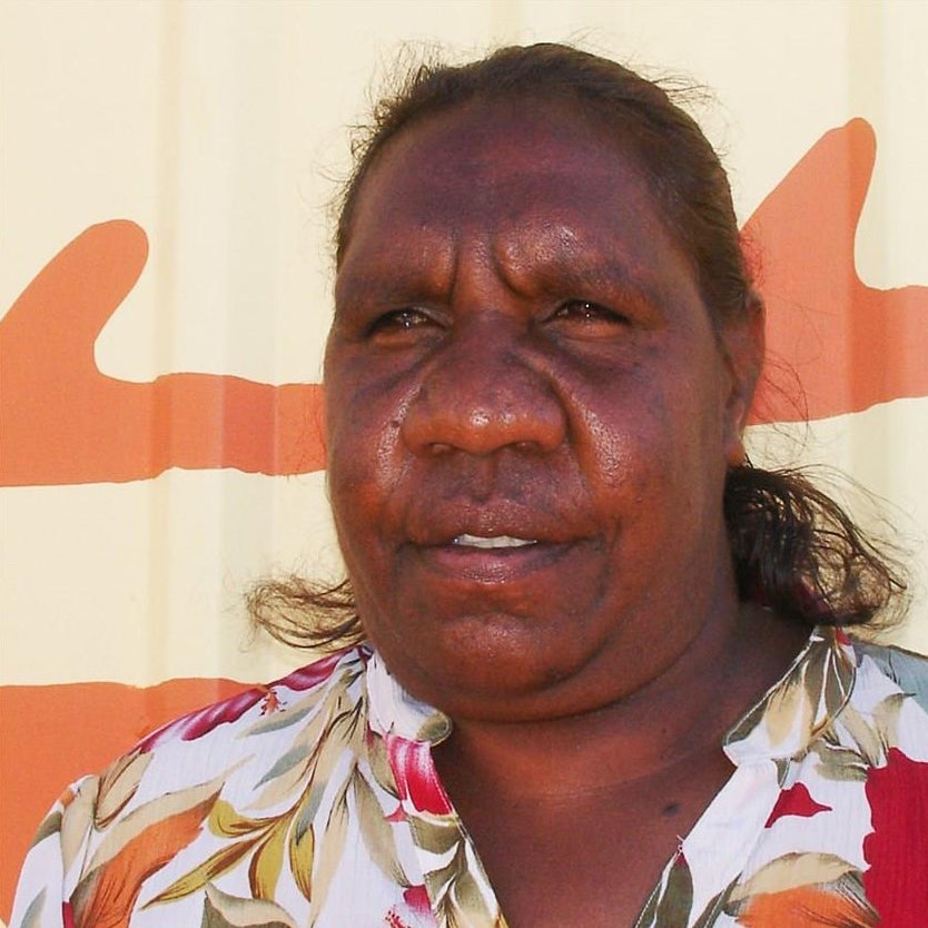 Aboriginal Artwork by Grace Napangardi Butcher, Pikilyi Jukurrpa (Vaughan Springs Dreaming), 61x30cm