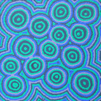 Aboriginal Artwork by Grace Napangardi Woods, Mina Mina Jukurrpa - Ngalyipi, 30x30cm