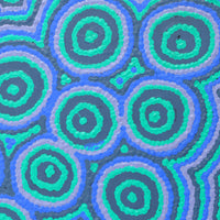 Aboriginal Artwork by Grace Napangardi Woods, Mina Mina Jukurrpa - Ngalyipi, 30x30cm