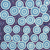 Aboriginal Artwork by Grace Napangardi Woods, Mina Mina Jukurrpa - Ngalyipi, 30x30cm