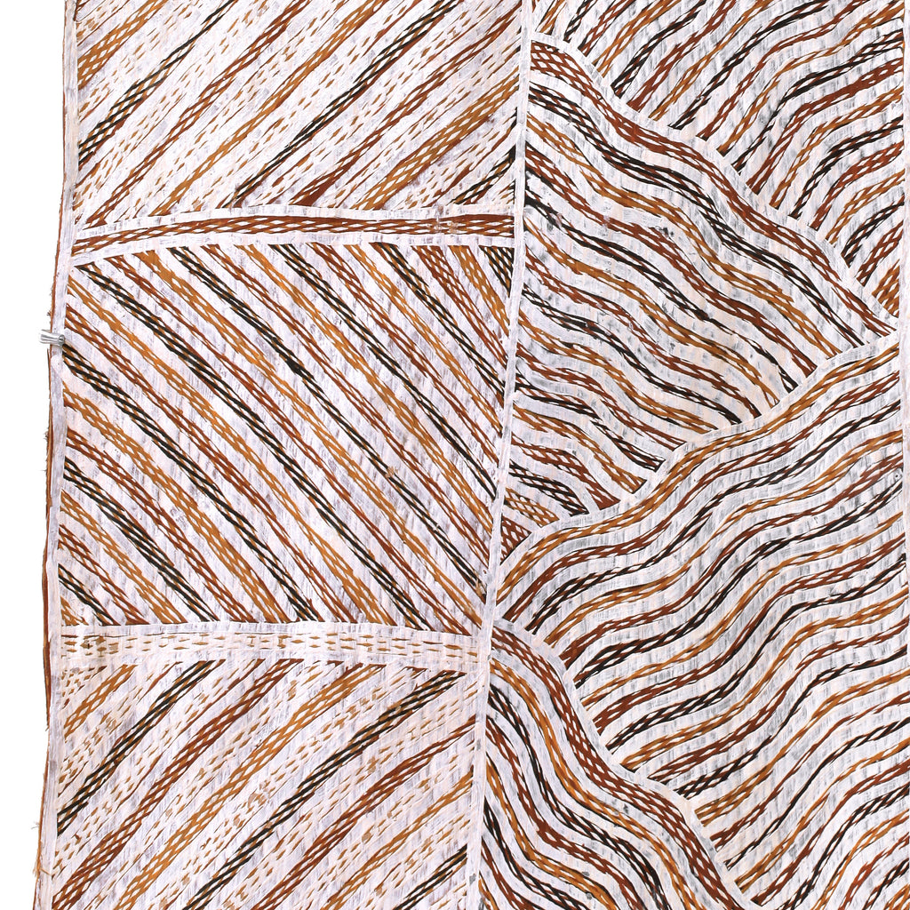 Aboriginal Artwork by Gurrundul #1 Marawili Deborah, Yingapungapu, 91x53cm Bark