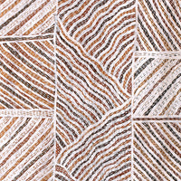 Aboriginal Artwork by Gurrundul #1 Marawili Deborah, Yingapungapu, 91x53cm Bark