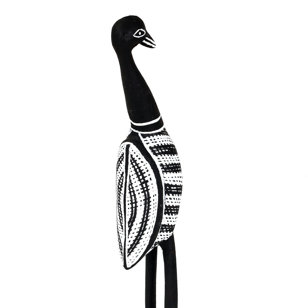 Aboriginal Artwork by Peter (Justin) Guyula Wuyulngurra, Gapuwiyak - Carved Bird Sculpture
