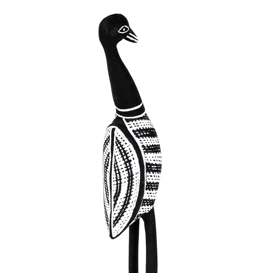 Aboriginal Artwork by Peter (Justin) Guyula Wuyulngurra, Gapuwiyak - Carved Bird Sculpture