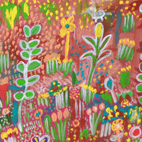 Aboriginal Artwork by Gwenneth Blitner, Mission Gorge, 60x45cm