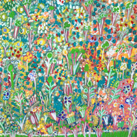 Aboriginal Artwork by Gwenneth Blitner, Forest Country, 60x60cm