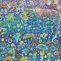 Aboriginal Artwork by Gwenneth Blitner, Long Billabong, 75x60cm