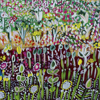 Aboriginal Artwork by Gwenneth Blitner, Wadjalai Billabong, 60x45cm