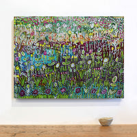 Aboriginal Artwork by Gwenneth Blitner, Wadjalai Billabong, 60x45cm