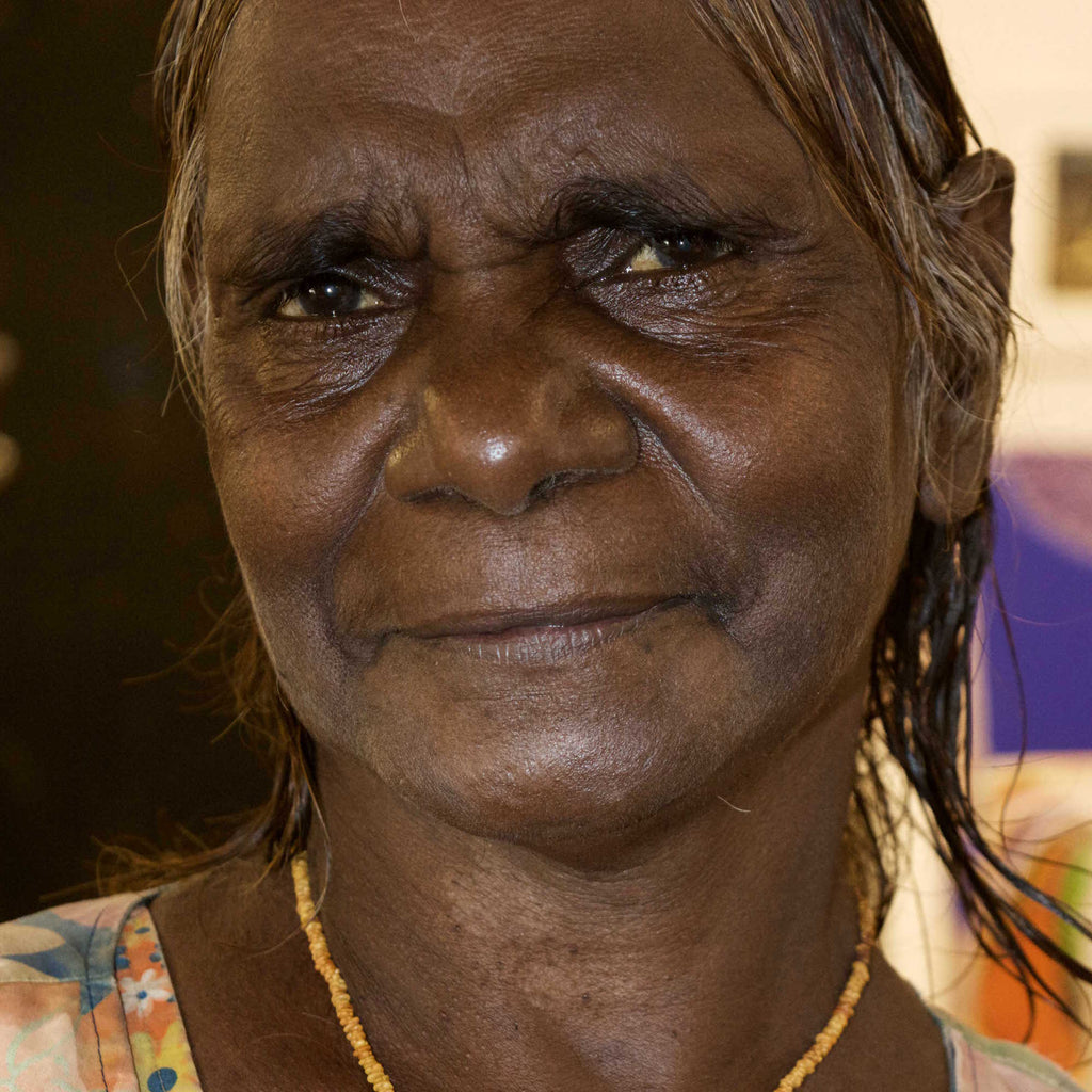 Aboriginal Artwork by Gwenneth Blitner, Billabong Flowers, 60x45cm