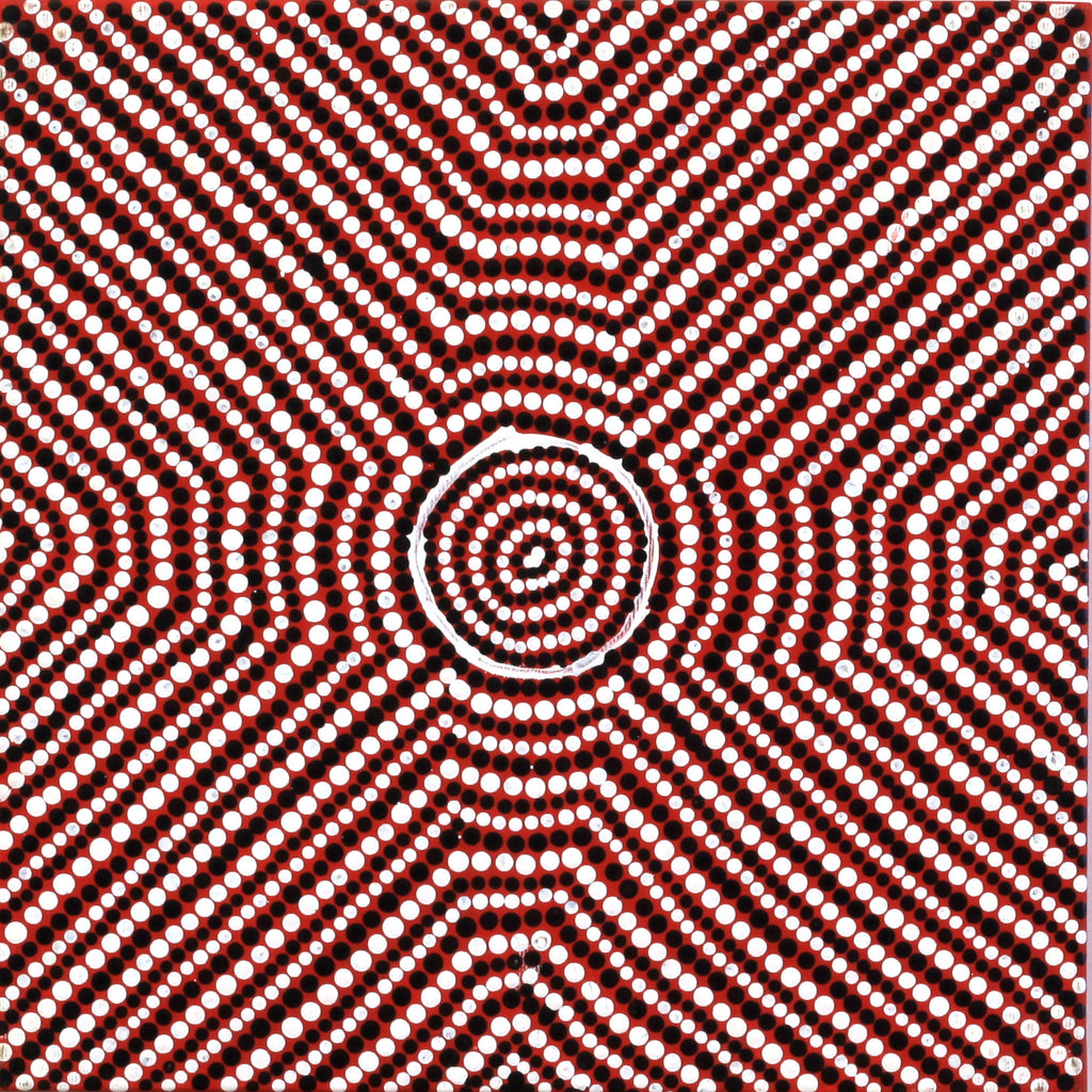 Aboriginal Artwork by Hazel Nungarrayi Morris, Yarungkanyi Jukurrpa (Mt Doreen Dreaming), 30x30cm - ART ARK®