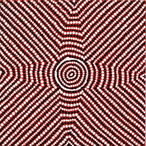 Aboriginal Artwork by Hazel Nungarrayi Morris, Yarungkanyi Jukurrpa (Mt Doreen Dreaming), 30x30cm - ART ARK®