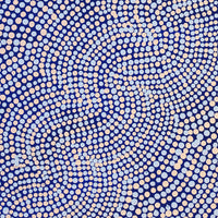 Aboriginal Artwork by Heather Nangala Nanala, Patterns of the Landscape around Nyirrripi, 30x30cm