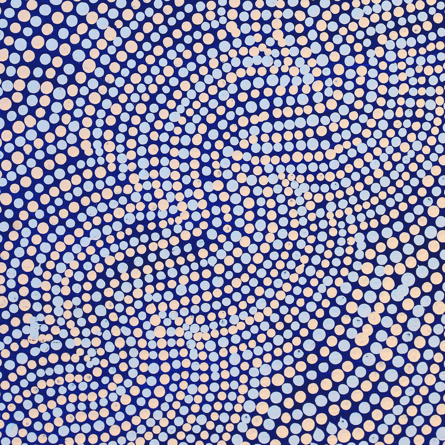 Aboriginal Artwork by Heather Nangala Nanala, Patterns of the Landscape around Nyirrripi, 30x30cm