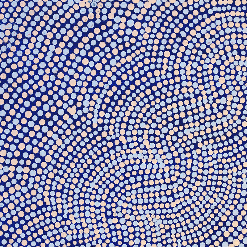 Aboriginal Artwork by Heather Nangala Nanala, Patterns of the Landscape around Nyirrripi, 30x30cm