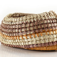 Aboriginal Artwork by Helen Djaypila Guyula, Gapuwiyak - Woven Dilly Bag