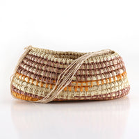 Aboriginal Artwork by Helen Djaypila Guyula, Gapuwiyak - Woven Dilly Bag
