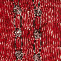 Aboriginal Artwork by Helen Nungarrayi Reed, Mina Mina Dreaming - Ngalyipi, 107x76cm