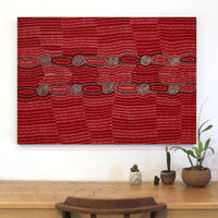 Aboriginal Artwork by Helen Nungarrayi Reed, Mina Mina Dreaming - Ngalyipi, 107x76cm