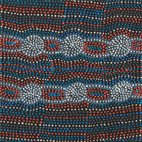 Aboriginal Artwork by Helen Nungarrayi Reed, Mina Mina Jukurrpa - Ngalyipi, 30x30cm