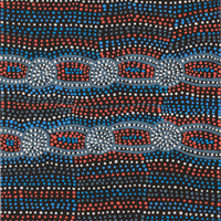 Aboriginal Artwork by Helen Nungarrayi Reed, Mina Mina Jukurrpa - Ngalyipi, 30x30cm