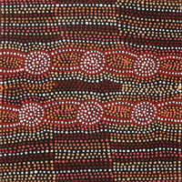 Aboriginal Artwork by Helen Nungarrayi Reed, Mina Mina Jukurrpa - Ngalyipi, 30x30cm