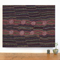 Aboriginal Art by Helen Nungarrayi Reed, Mina Mina Dreaming - Ngalyipi, 76x61cm - ART ARK®