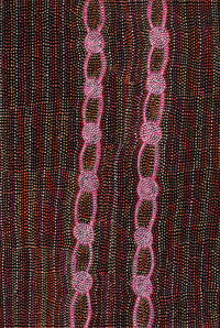 Aboriginal Artwork by Helen Nungarrayi Reed, Mina Mina Dreaming - Ngalyipi, 91x61cm