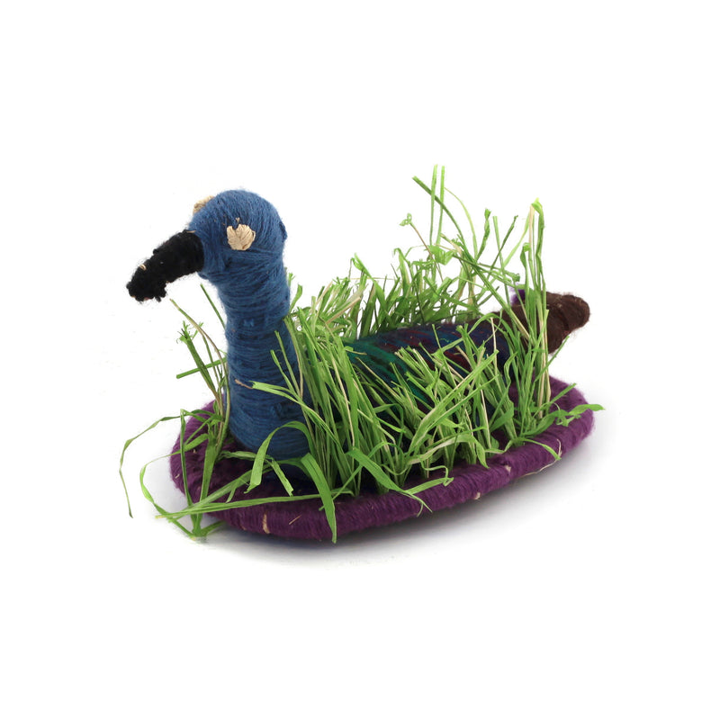 Aboriginal Artwork by Helen Tjukintja - Tjanpi Bird Sculpture