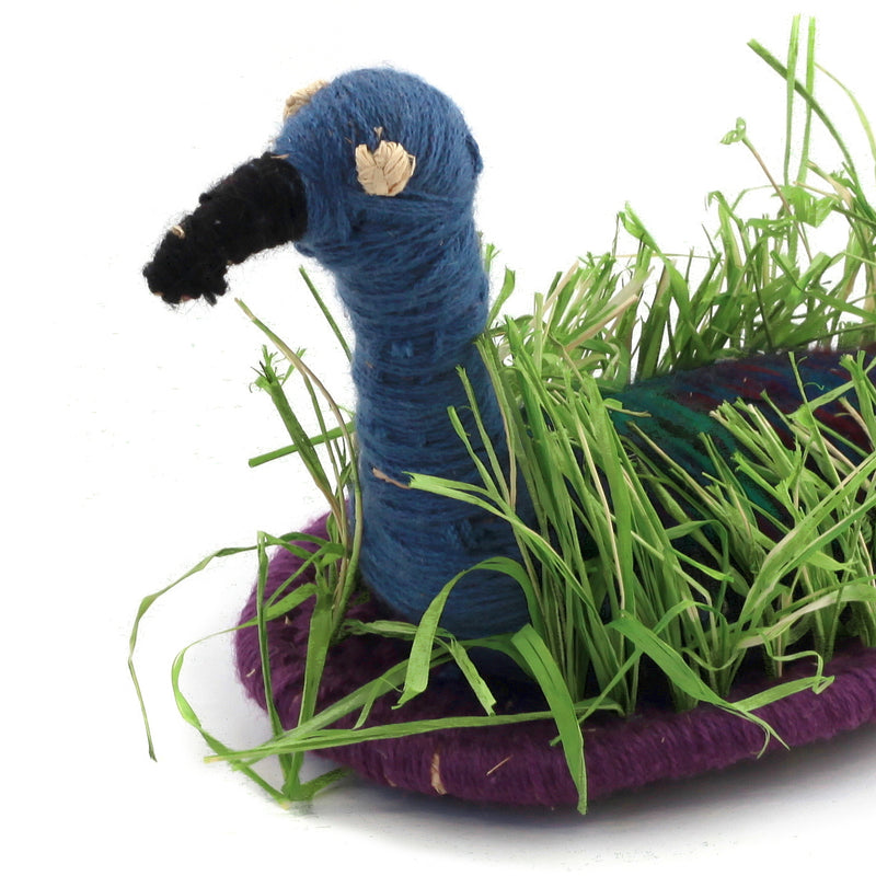 Aboriginal Artwork by Helen Tjukintja - Tjanpi Bird Sculpture