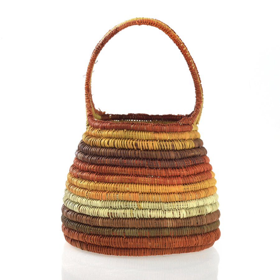 Aboriginal Artwork by Helen Dhagapan Djalkarratjp, Gapuwiyak - Woven Basket