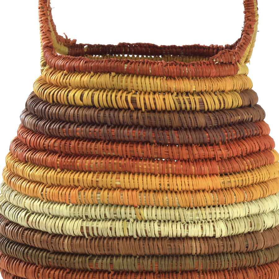 Aboriginal Artwork by Helen Dhagapan Djalkarratjp, Gapuwiyak - Woven Basket