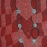 Aboriginal Artwork by Helen Nungarrayi Reed, Mina Mina Dreaming - Ngalyipi, 122x91cm