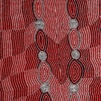 Aboriginal Art by Helen Nungarrayi Reed, Mina Mina Dreaming - Ngalyipi, 122x91cm - ART ARK®