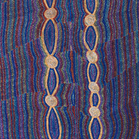 Aboriginal Artwork by Helen Nungarrayi Reed, Mina Mina Dreaming - Ngalyipi, 152x91cm